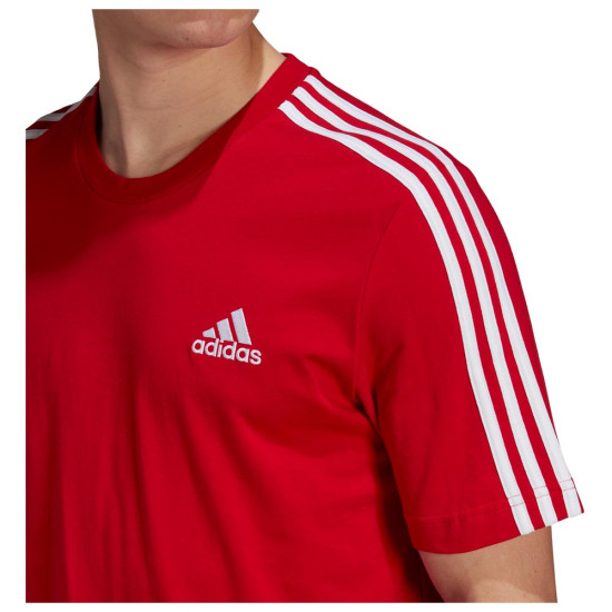 Adidas Ανδρική κοντομάνικη μπλούζα Essentials 3-Stripes Adidas Ανδρική κοντομάνικη μπλούζα Essentials 3-Stripes